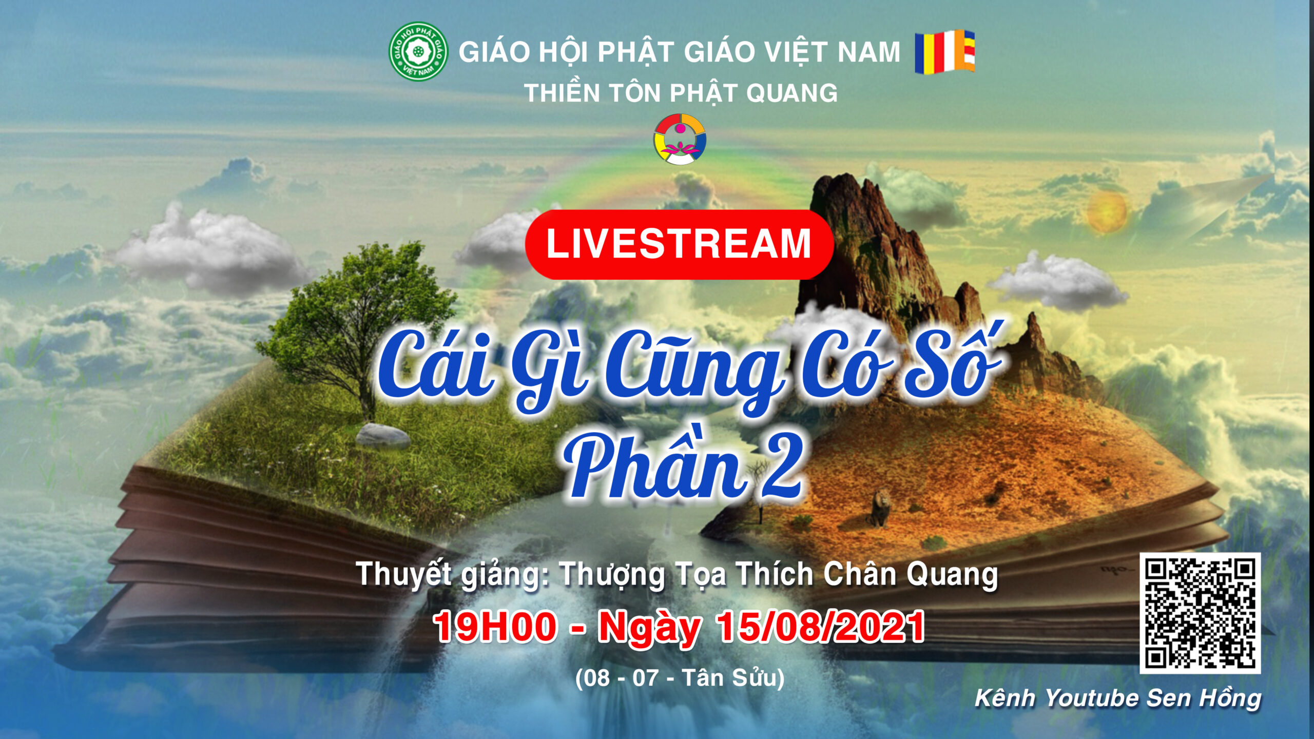 Thông báo thuyết giảng online – Chủ nhật 15/8/2021 (8/7 AL)