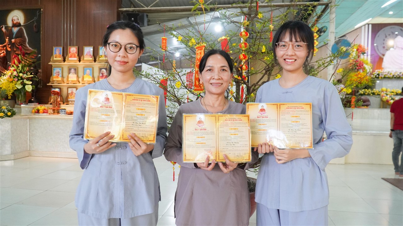 Lễ Quy y Tam Bảo thiêng liêng đầu năm Nhâm Dần 2022 tại Thiền Tôn Phật Quang