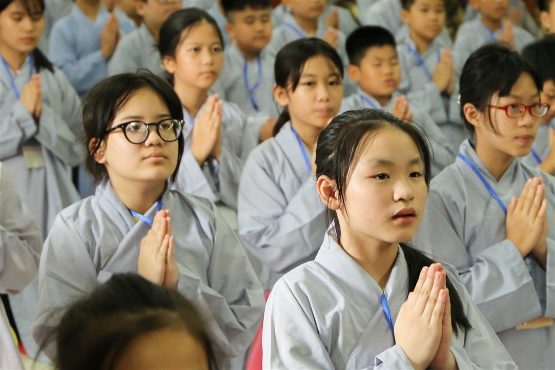 Hà Nội: Lễ quy y Tam Bảo tại khóa hè chùa Đào Xuyên – khóa 2