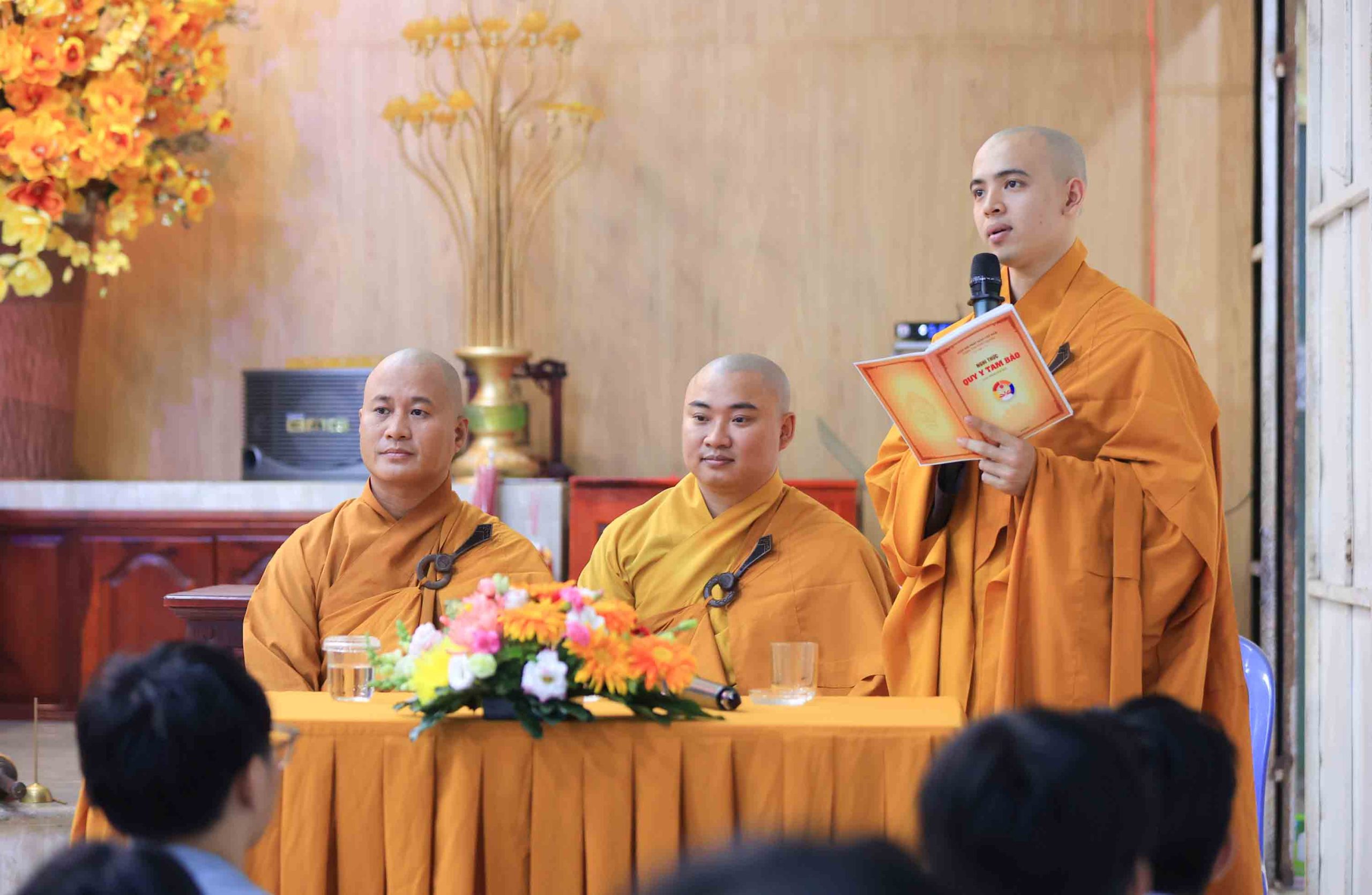 Thiêng liêng Lễ Quy Y Tam Bảo Đại Lễ Vu Lan 2023