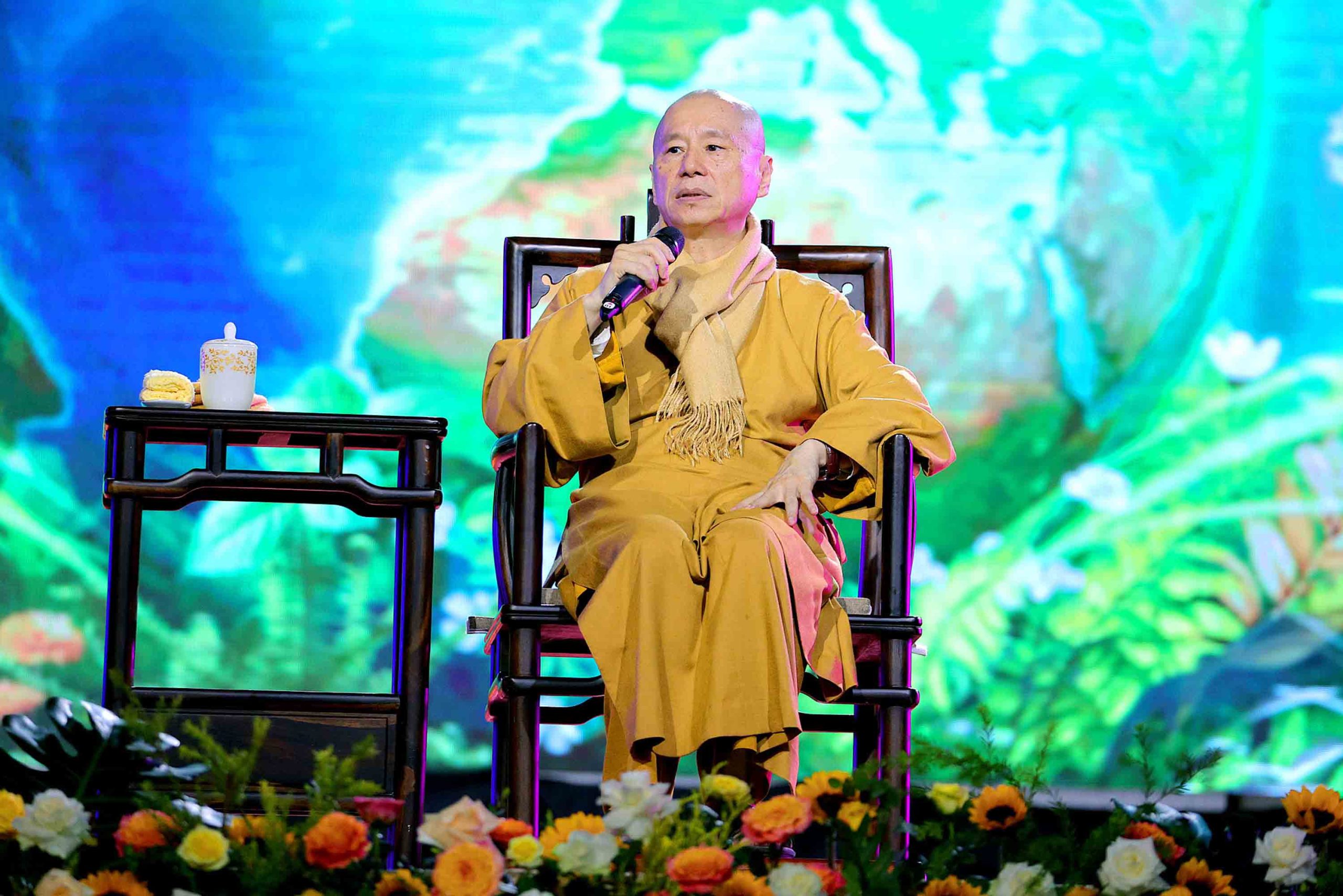 TT. Thích Chân Quang nói chuyện với hơn 4.000 thanh niên tham gia công quả Đại lễ Vu Lan PL.2567 – DL.2023